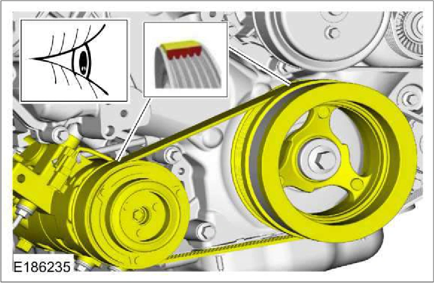 303-05C Accessory Drive - 5.0L — original illustration 2, reference 665