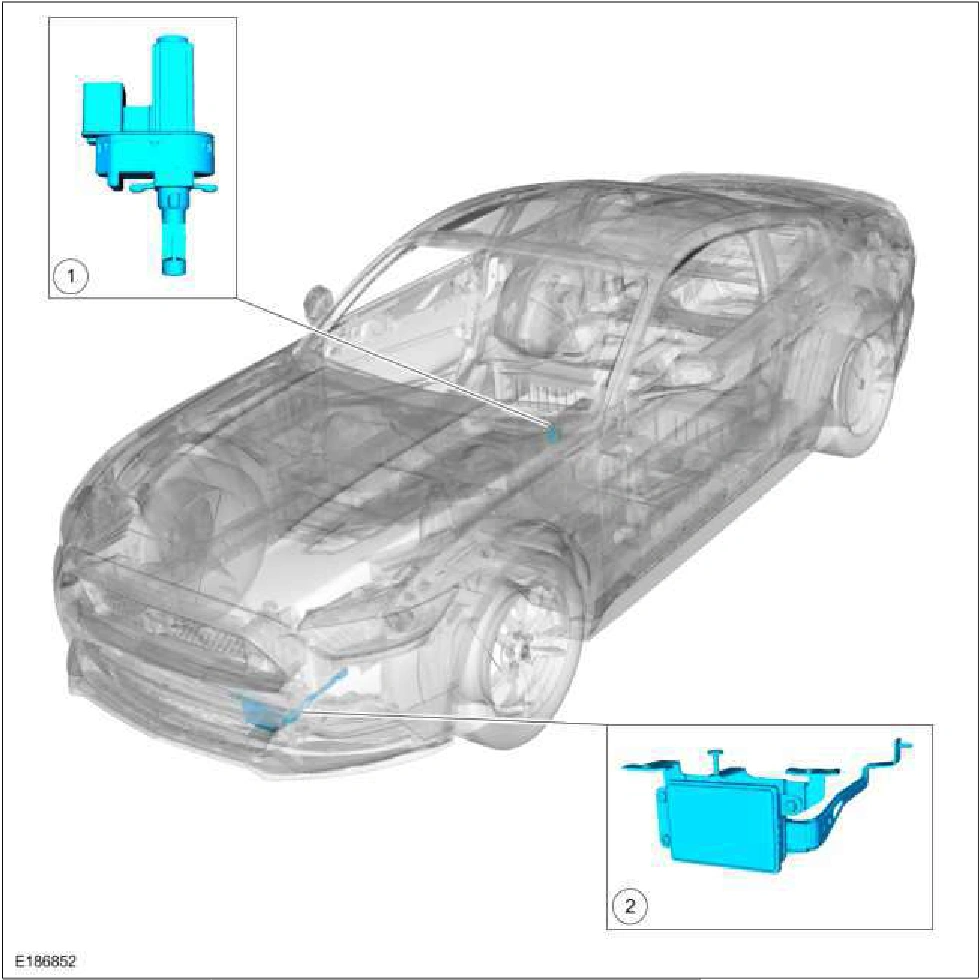 Cruise Control - Component Location — original illustration 1, reference 6064