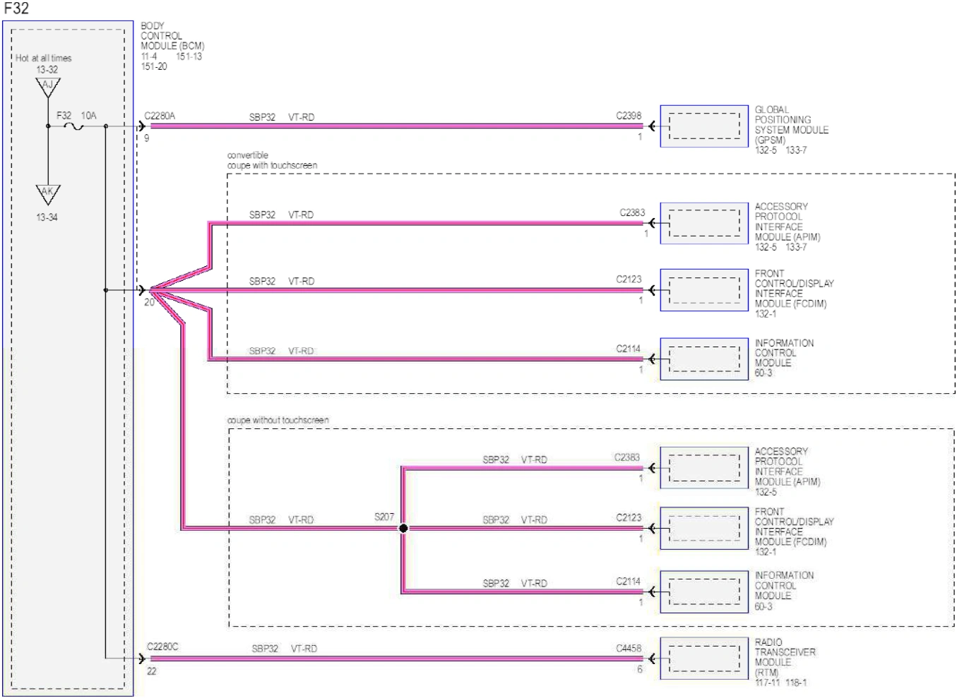 Wiring — original illustration 1, reference 6289
