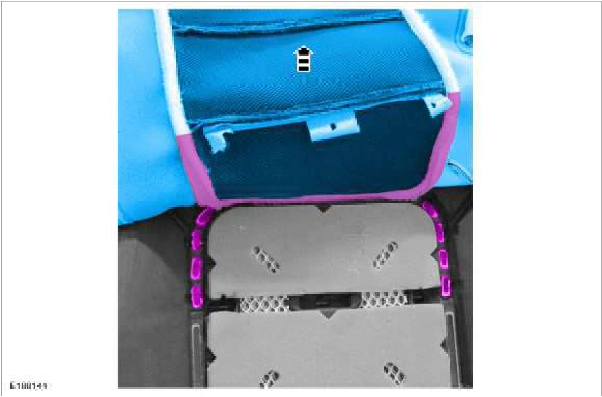 Front Seat Backrest Cover — original illustration 1, reference 1133
