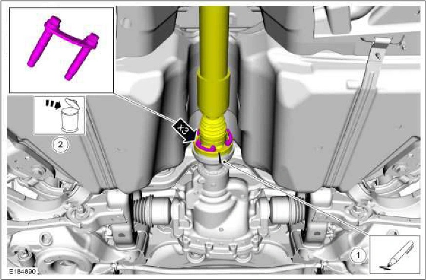 Rear Subframe — original illustration 1, reference 2384
