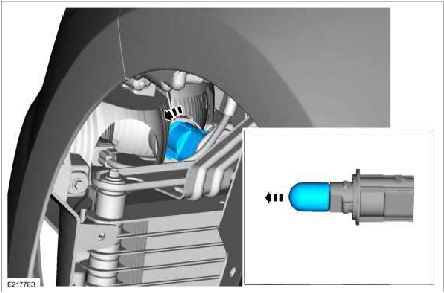 Front Turn Signal Lamp Bulb - Vehicles With: SVT Performance Package — original illustration 1, reference 5774