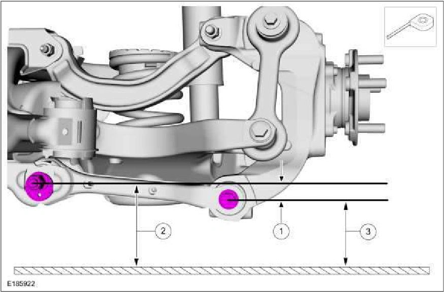 Ride Height Measurement — original illustration 2, reference 2425
