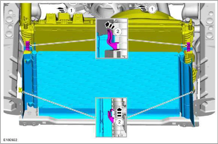 Condenser - 5.2L 32V Ti-VCT — original illustration 1, reference 3749
