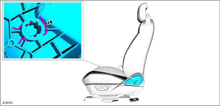 Front Seat Control Switch — original illustration 1, reference 1147