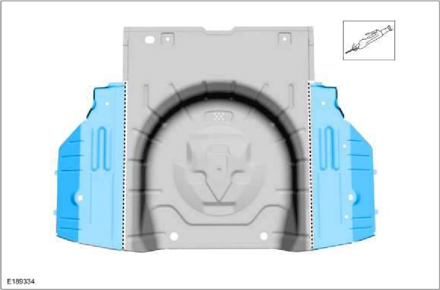 Rear Floor Panel — original illustration 1, reference 2358