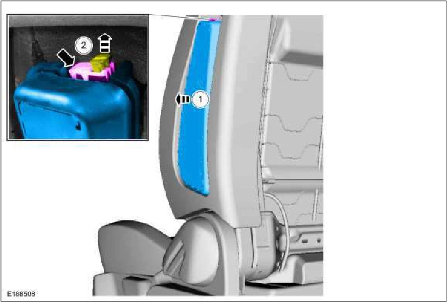 Side Airbag - Vehicles With: Recaro Seats — original illustration 1, reference 2180