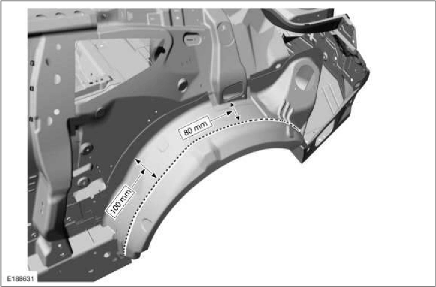 Rear Wheelhouse Outer — original illustration 1, reference 2371