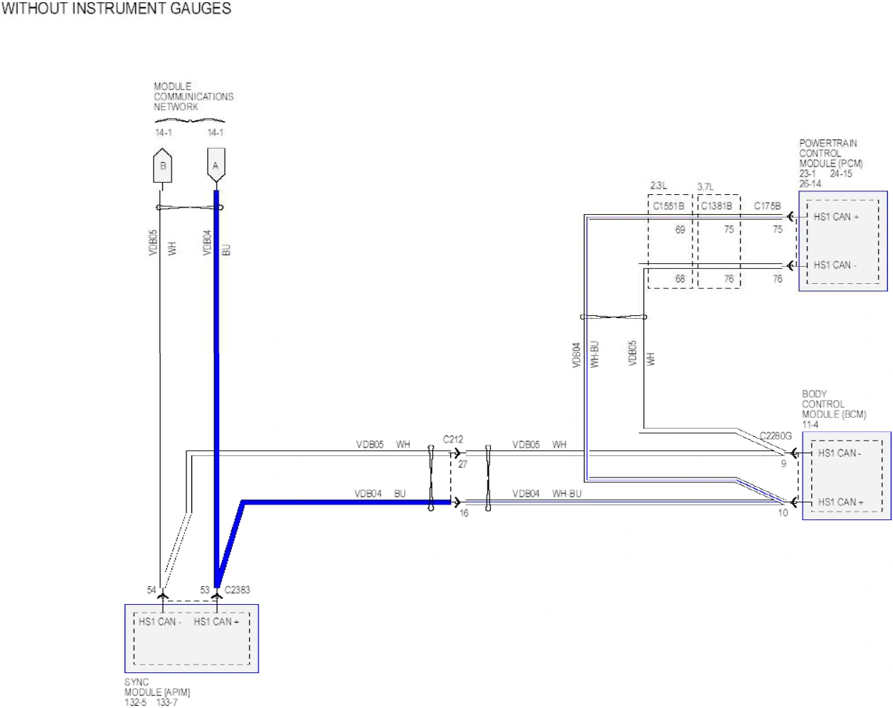 Wiring — original illustration 1, reference 6297