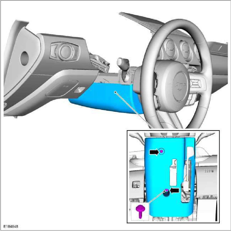 Steering Column Shrouds — original illustration 2, reference 881