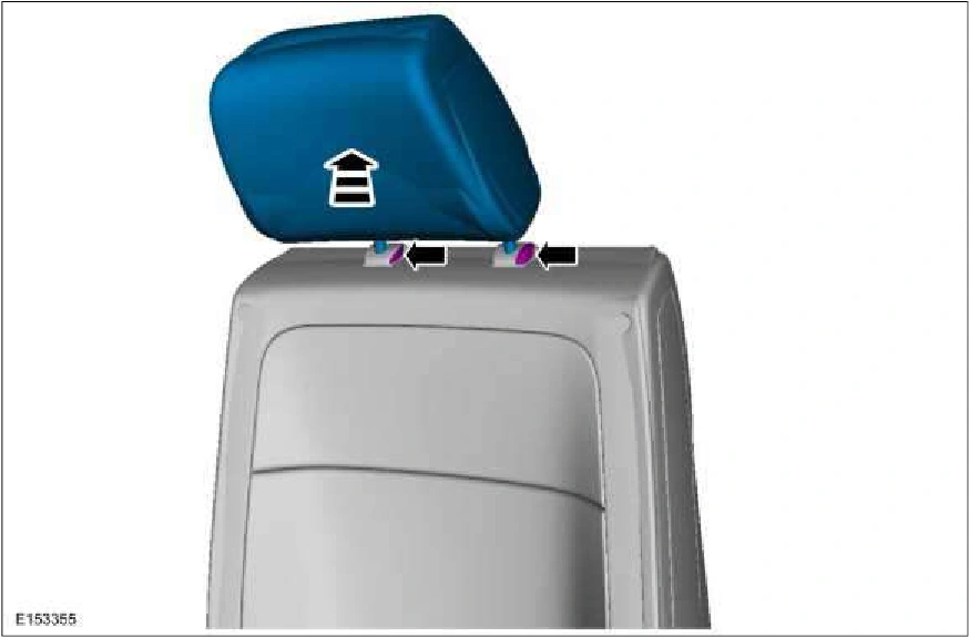 Front Head Restraint Guide Sleeve — original illustration 1, reference 1110