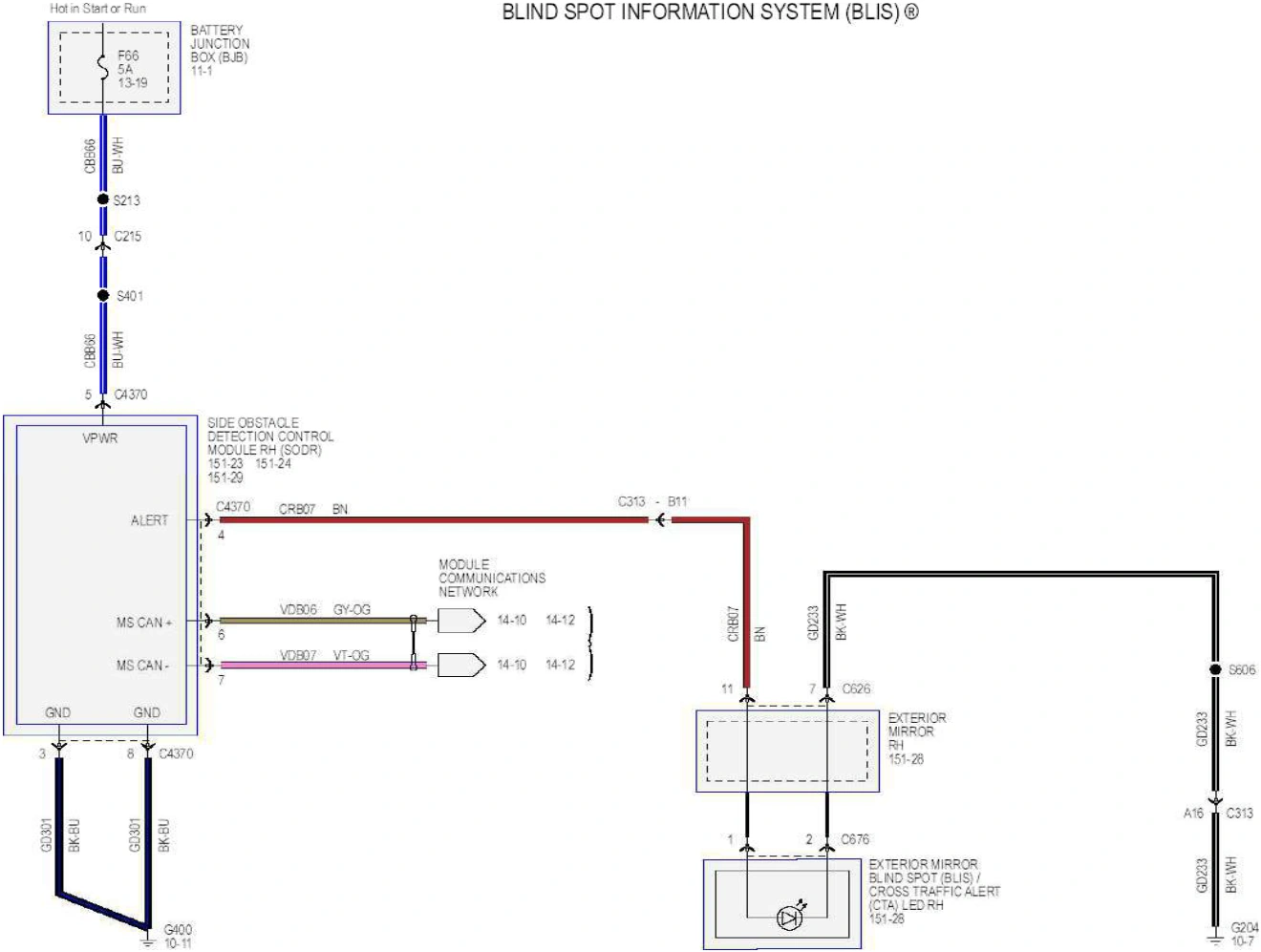 Wiring — original illustration 1, reference 6544