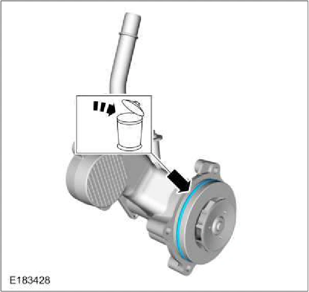 Engine Front Cover — original illustration 1, reference 208