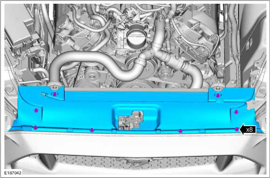 303-01C Engine Cooling - 5.0L — original illustration 1, reference 620