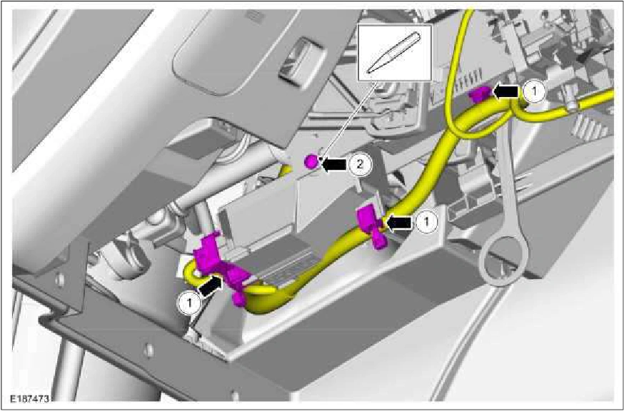 Steering Column Lock Module — original illustration 1, reference 3405