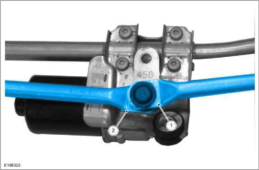 Wiper Linkage Assembly - LHD — original illustration 1, reference 1514