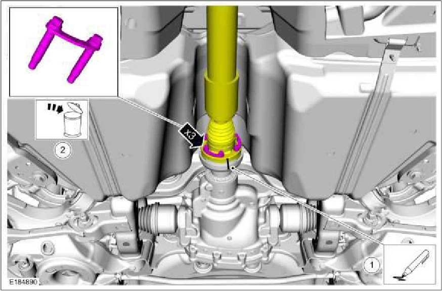 Axle Assembly — original illustration 1, reference 2698