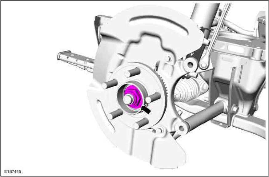 Front Wheel Bearing and Wheel Hub — original illustration 2, reference 2458