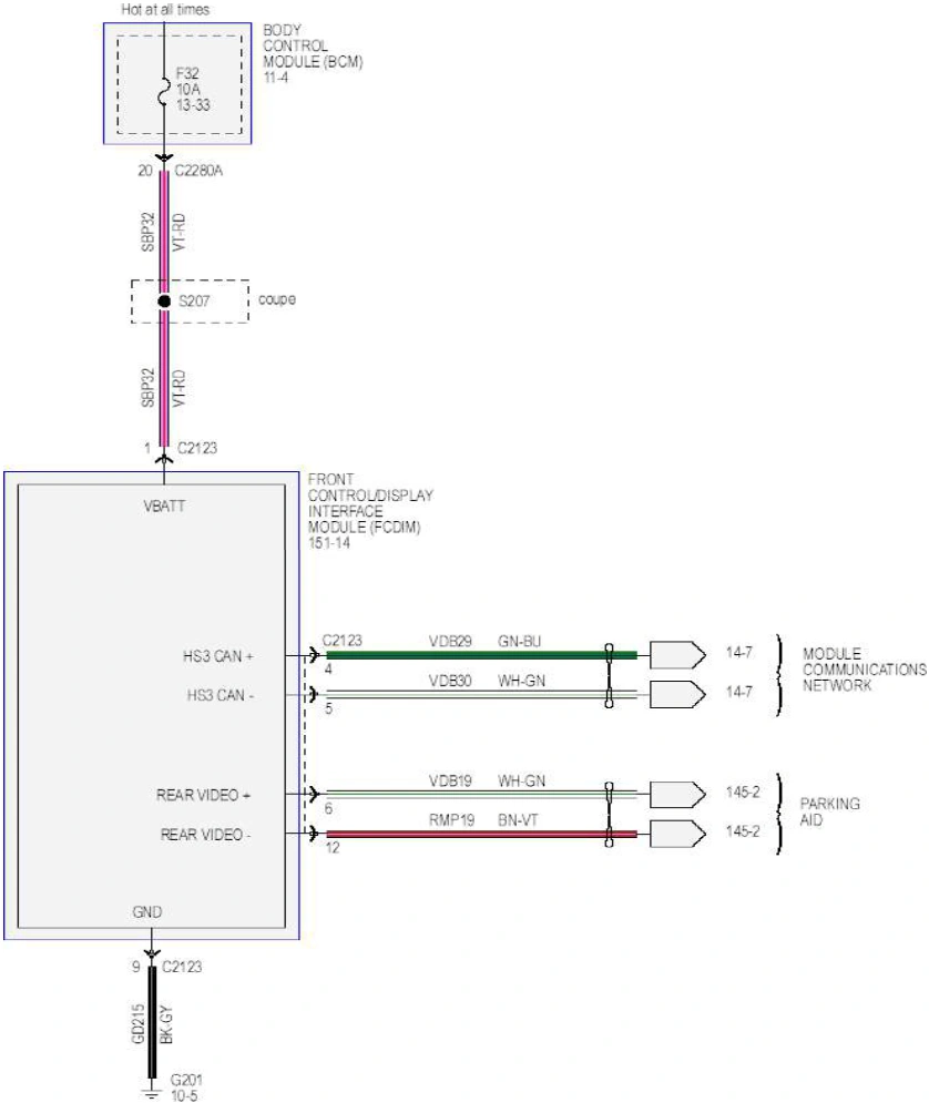 Wiring — original illustration 1, reference 6517