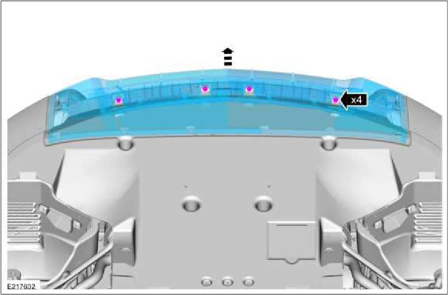 Front Bumper Cover - Vehicles With: SVT Performance Package — original illustration 1, reference 1668