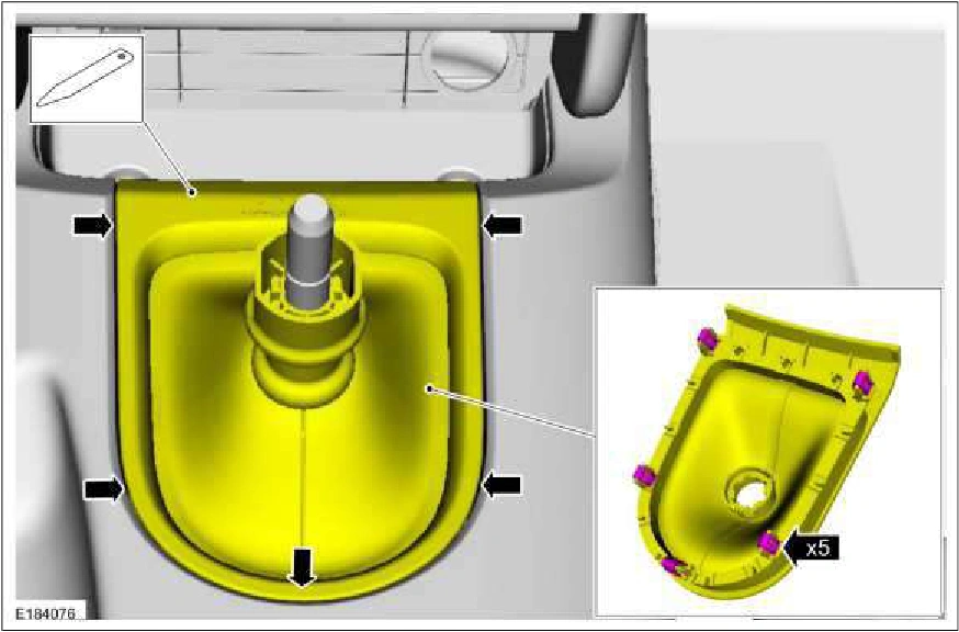 308-06A Manual Transmission External Controls - 6-Speed ManualTransmission - MT82 — original illustration 1, reference 3167