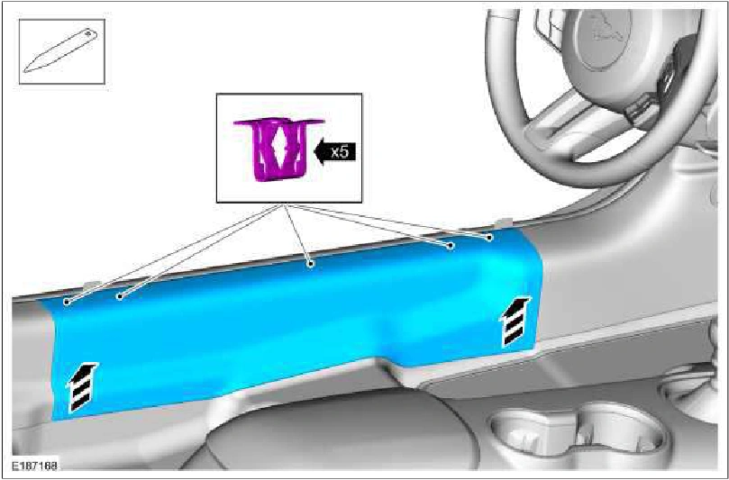 Hood Latch Release Cable — original illustration 1, reference 1446