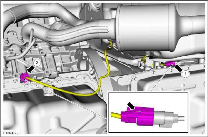 309-00C Exhaust System - 5.0L — original illustration 2, reference 3187
