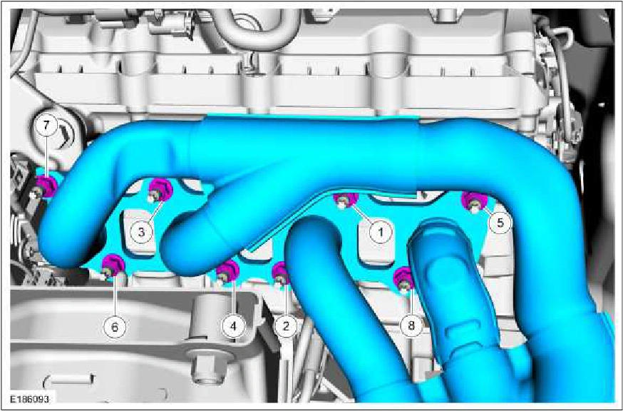 309-00C Exhaust System - 5.0L — original illustration 1, reference 3189