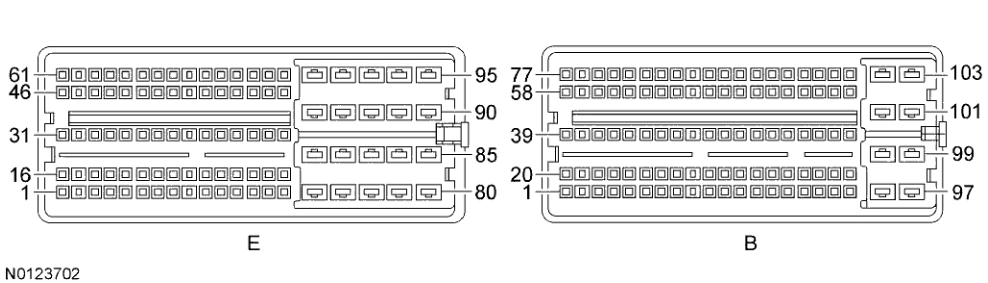 1.6L GTDI Escape / Kuga — reference values — original illustration 1, reference 5403