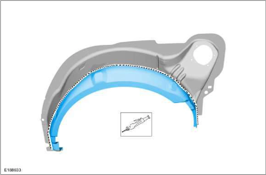 Rear Wheelhouse Outer — original illustration 1, reference 2372