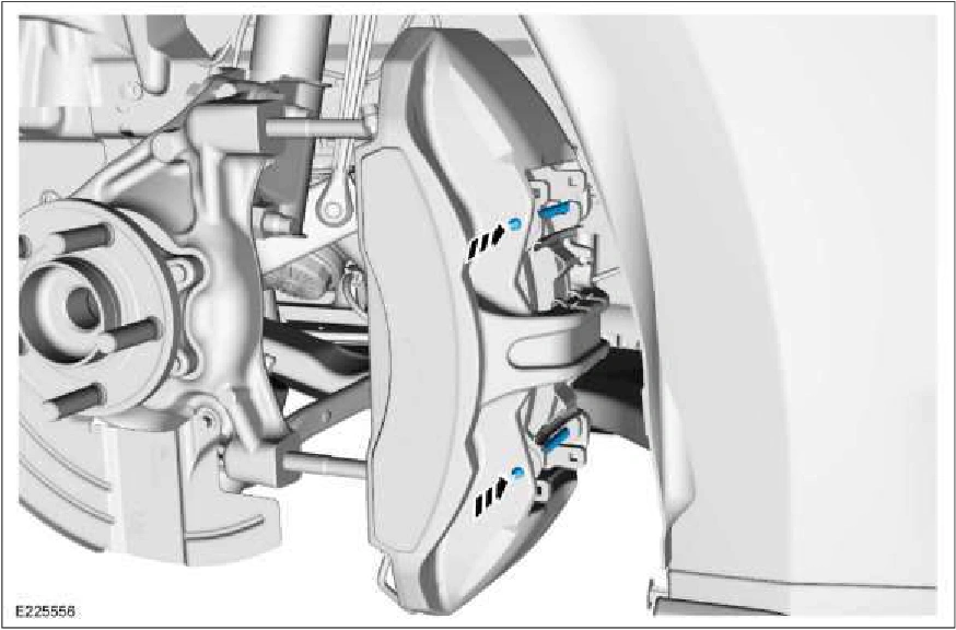 Brake Pads - Vehicles With: SVT Performance Package — original illustration 2, reference 2835