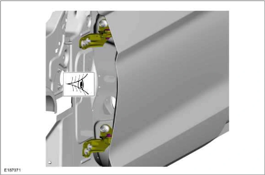 Front Door Skin Panel — original illustration 1, reference 2312