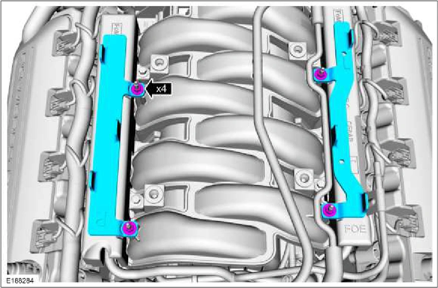 303-04C Fuel Charging and Controls - 5.0L — original illustration 1, reference 645