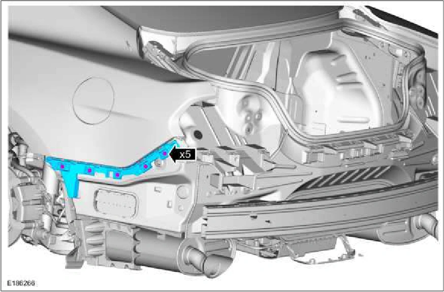Rear Bumper Cover - Vehicles With: SVT Performance Package — original illustration 2, reference 1691