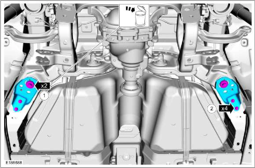 Rear Subframe — original illustration 1, reference 2388