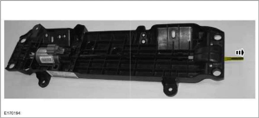 Front Seat Track Motor — original illustration 1, reference 1178