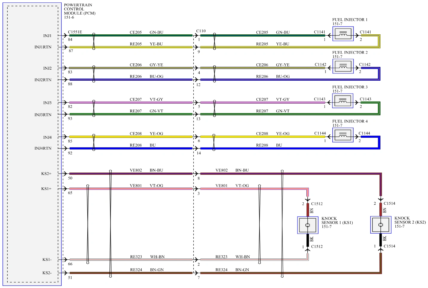 Original vector wiring diagram · source reference 6314