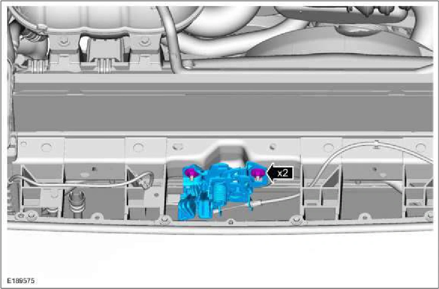 Hood Latch — original illustration 1, reference 1445