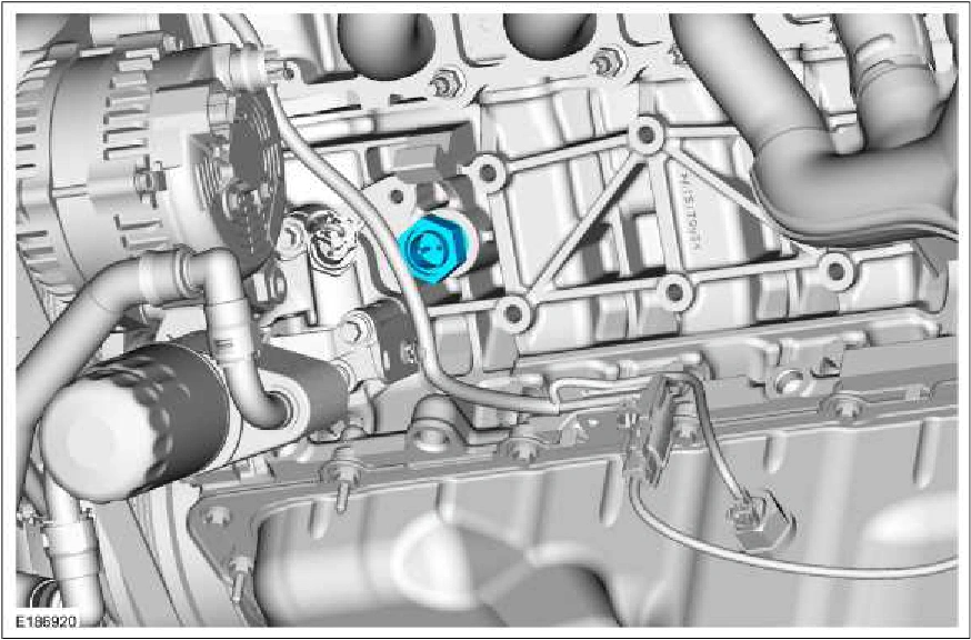 303-01C Engine Cooling - 5.0L — original illustration 1, reference 606