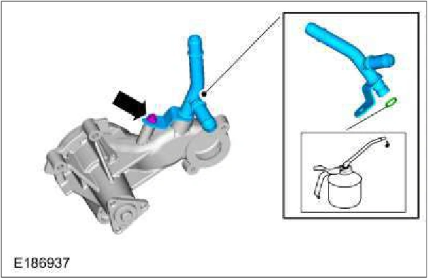 303-01C Engine Cooling - 5.0L — original illustration 1, reference 610
