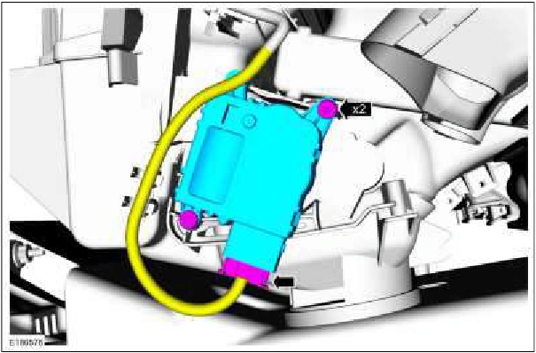 Driver Side Temperature Door Actuator — original illustration 1, reference 3779