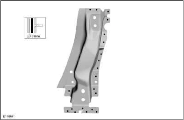 B-Pillar and Reinforcement - Convertible — original illustration 1, reference 2308