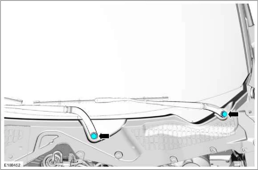 Windshield Wiper Pivot Arm - LHD — original illustration 1, reference 1511