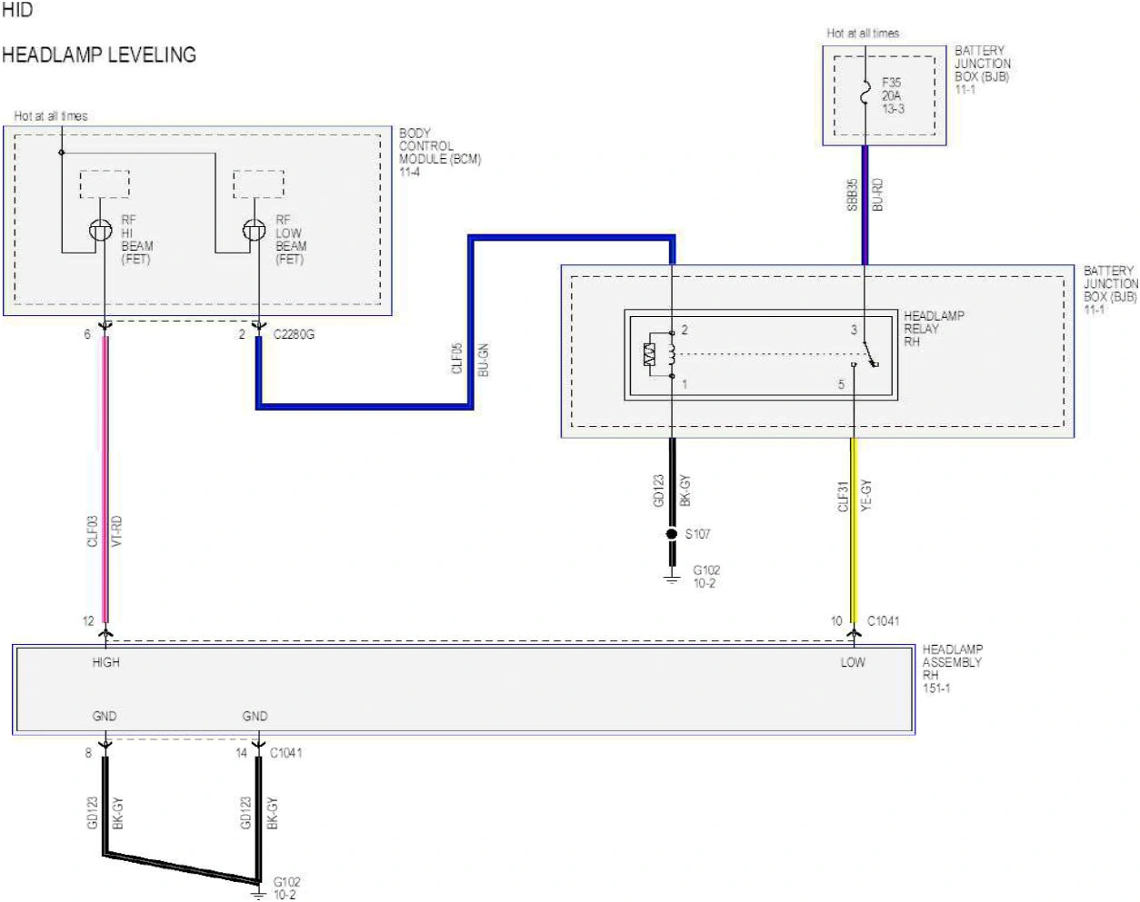Wiring — original illustration 1, reference 6430
