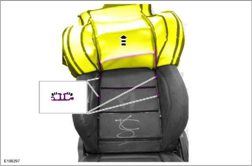 Front Seat Backrest Cover - Vehicles With: Recaro Seats — original illustration 2, reference 1137