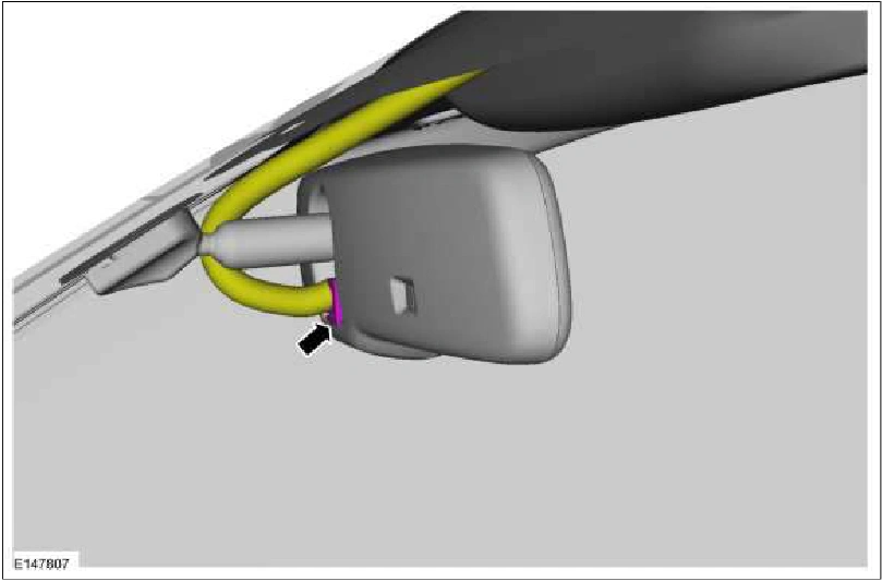 Interior Rear View Mirror — original illustration 1, reference 966