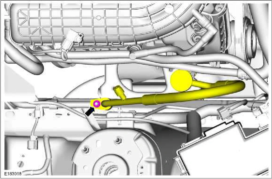 Condenser Outlet Line - 3.7L Duratec (227kW/301PS) — original illustration 2, reference 3757