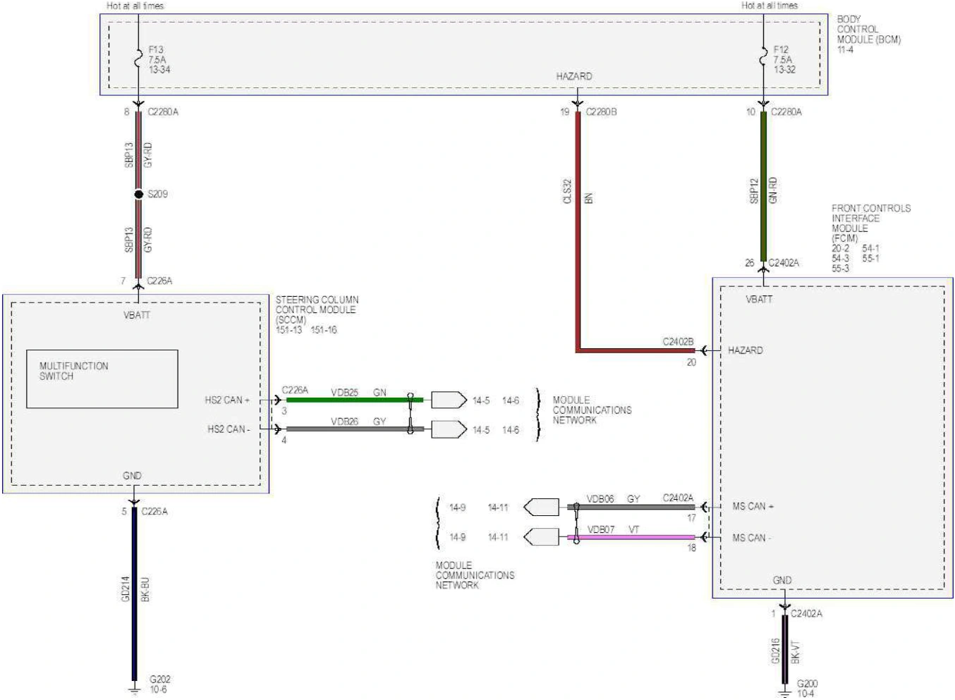 Wiring — original illustration 1, reference 6446