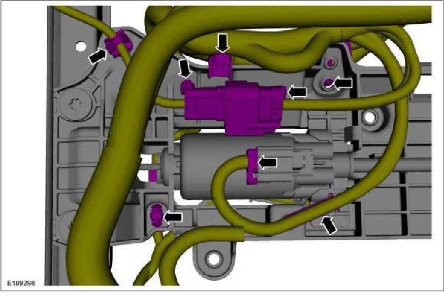 Front Seat Track Motor — original illustration 2, reference 1180