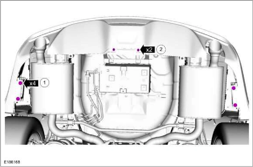 Rear Bumper Cover — original illustration 1, reference 1680